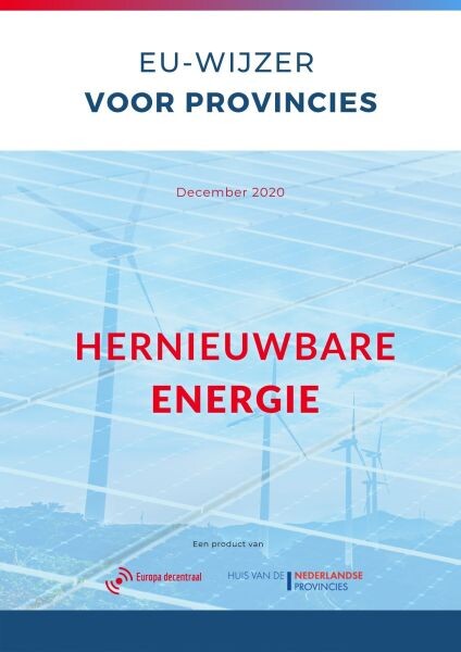 Voorkant EU-wijzer december 2020 Hernieuwbare Energie